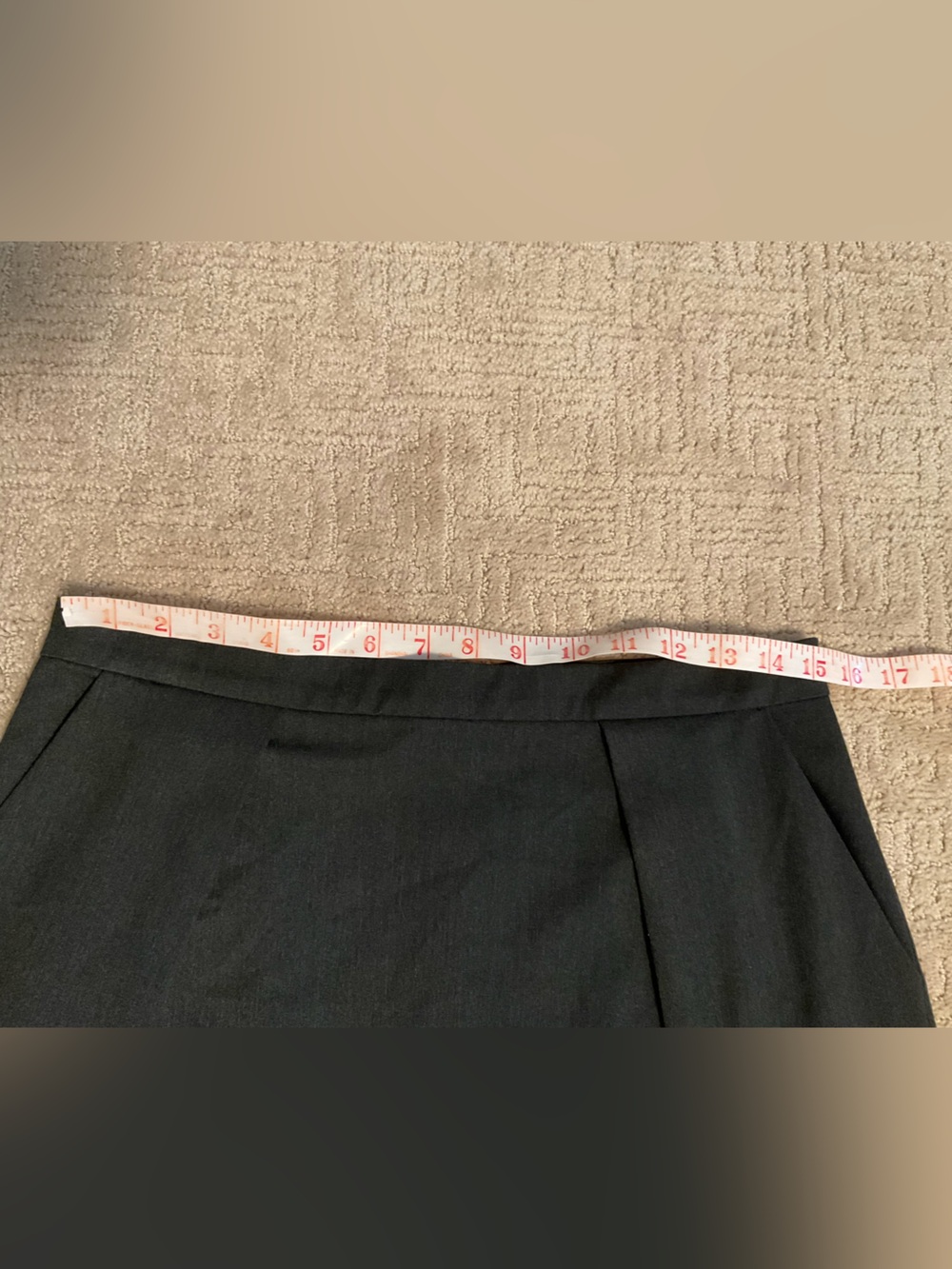 Sarah Pacini Skirt Gray A‑Line Fits M/L EUC Old Money Minimalist Luxury Timeless - Picture 4 of 6